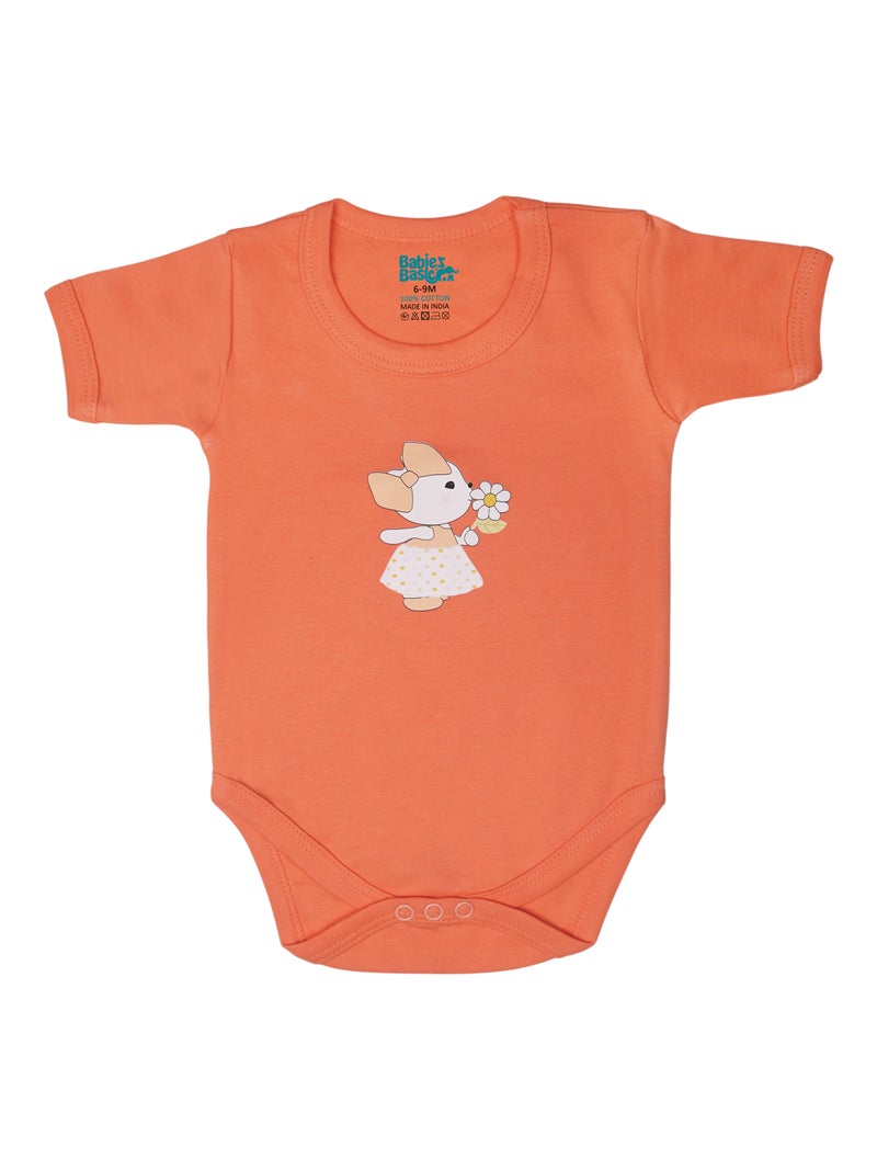 Babies Basic 5 piece Unisex 100% Cotton Sets include Bib, Romper, Mittens, Cap and Sleepsuit/Jumpsuit - Image 3