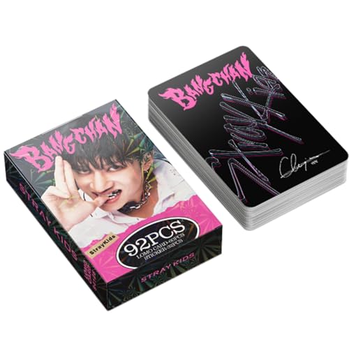 KPOPBP Stray Kids Photocards 60 PCS SKZ Rock Star Album Photo Cards with 32 PCS Stickers Kpop Gift Lomo Cards Merch for SKZ Boys and Girls (Bang Chan) - Image 5