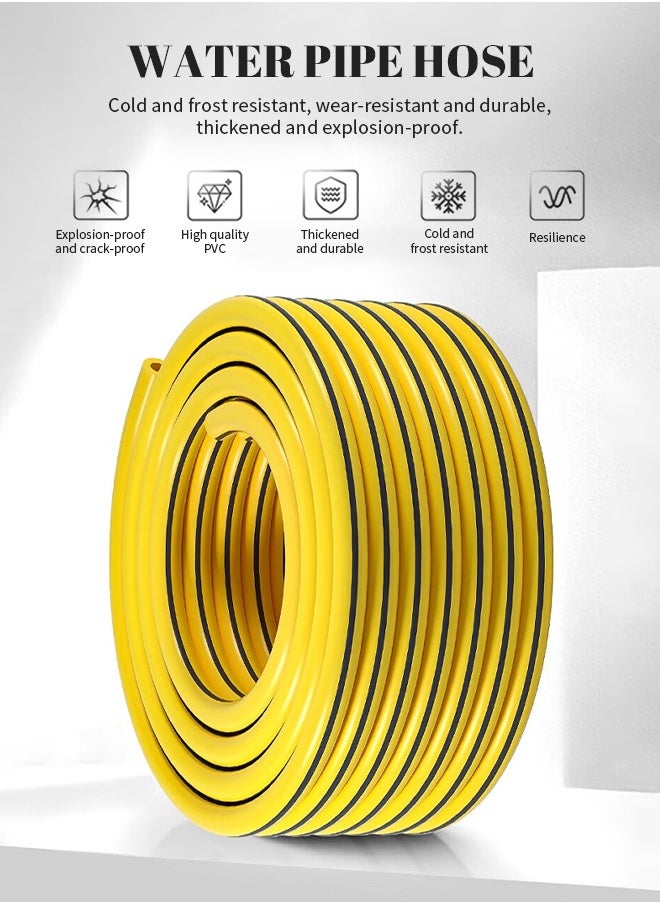 Generic 25M Thick Garden Hose, 1/2 Inch Water Pipe with 500PSI Burst Pressure, Suitable for Lawn Care, Car Washing, Pet Bathing, Outdoor Cleaning  - Image 2