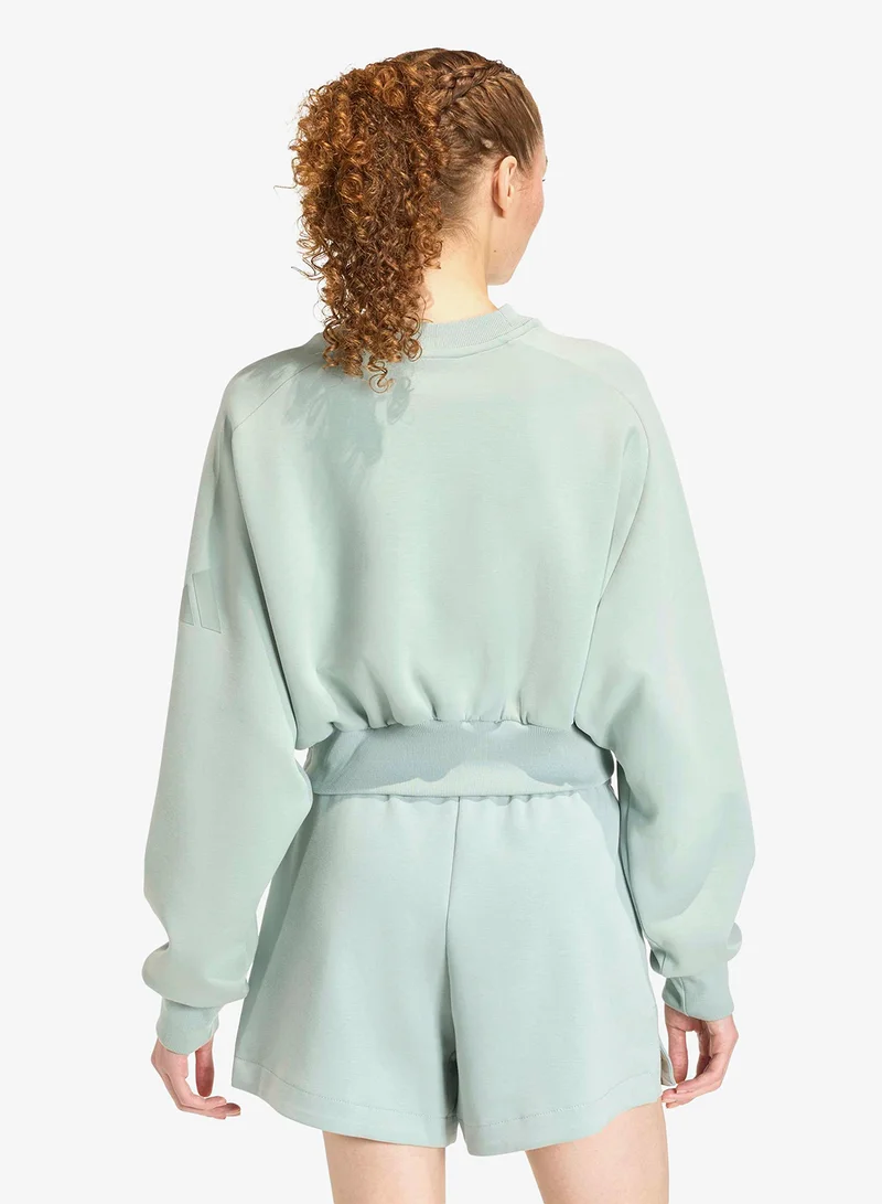 Adidas Soft Lux Loose Sweatshirt