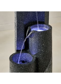 Home Box Adele 3-Pot Stone Finish Fountain With Led 60 X 24 X 31 Cm  - Image 2