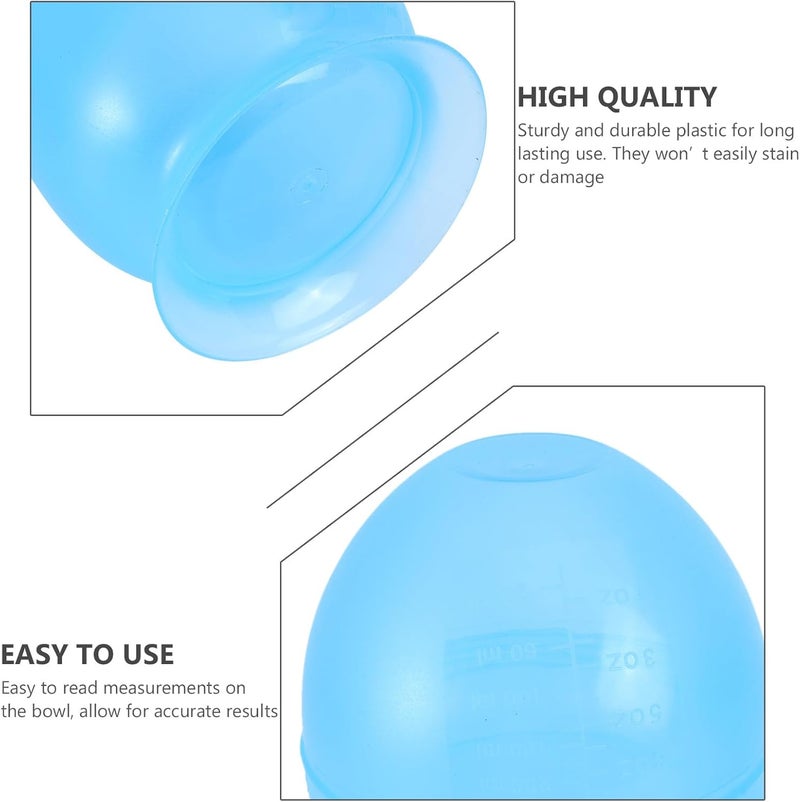 وعاء صب صبغة الشعر VICASKY وكوب خلط للصالون مزود بمقياس مزدوج، خلاط لتلوين الشعر للاستخدام الشخصي، مناسب للصالونات والتصفيف المهني، بلون عشوائي - Image 5