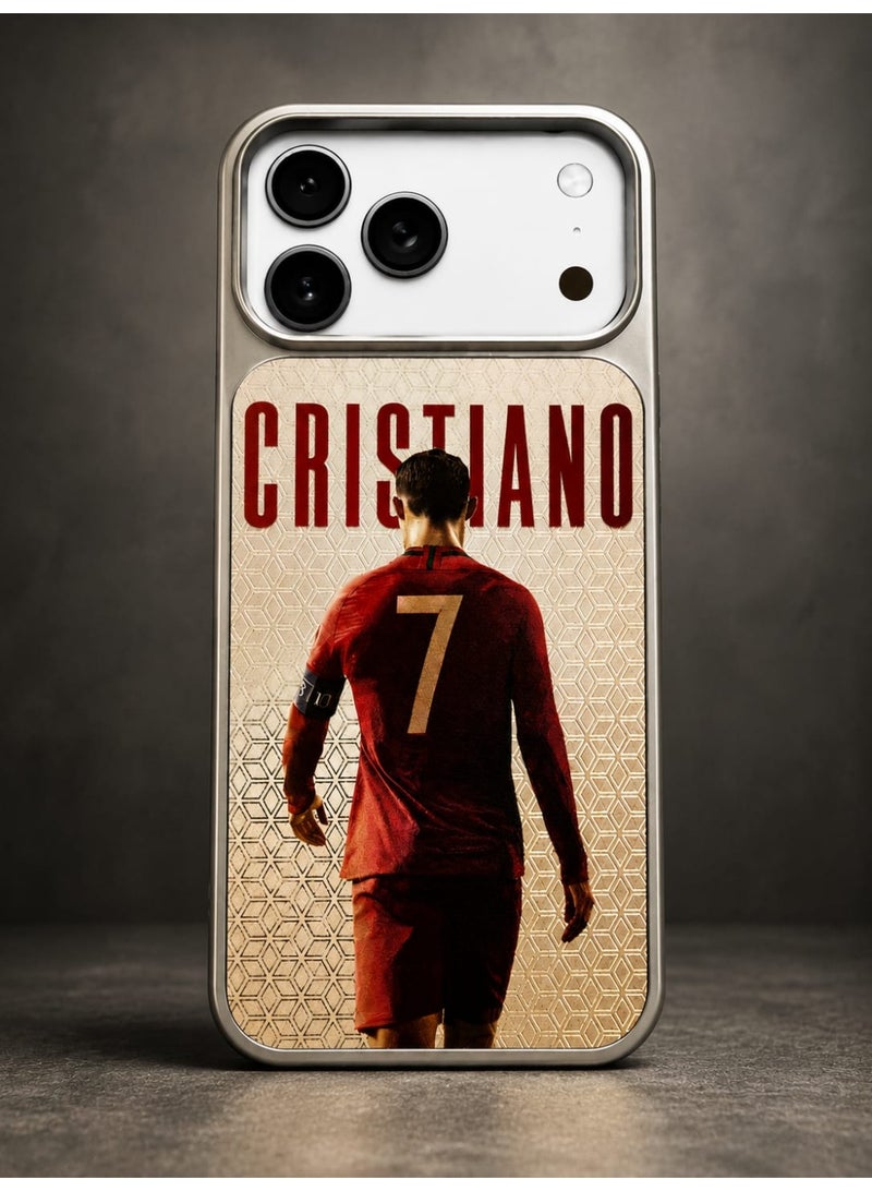 Ronaldo smartphone 17 Pro Max back case -  Premium CR7  Ronaldo Number 7 Phone Case - High Quality Graphic - Image 1