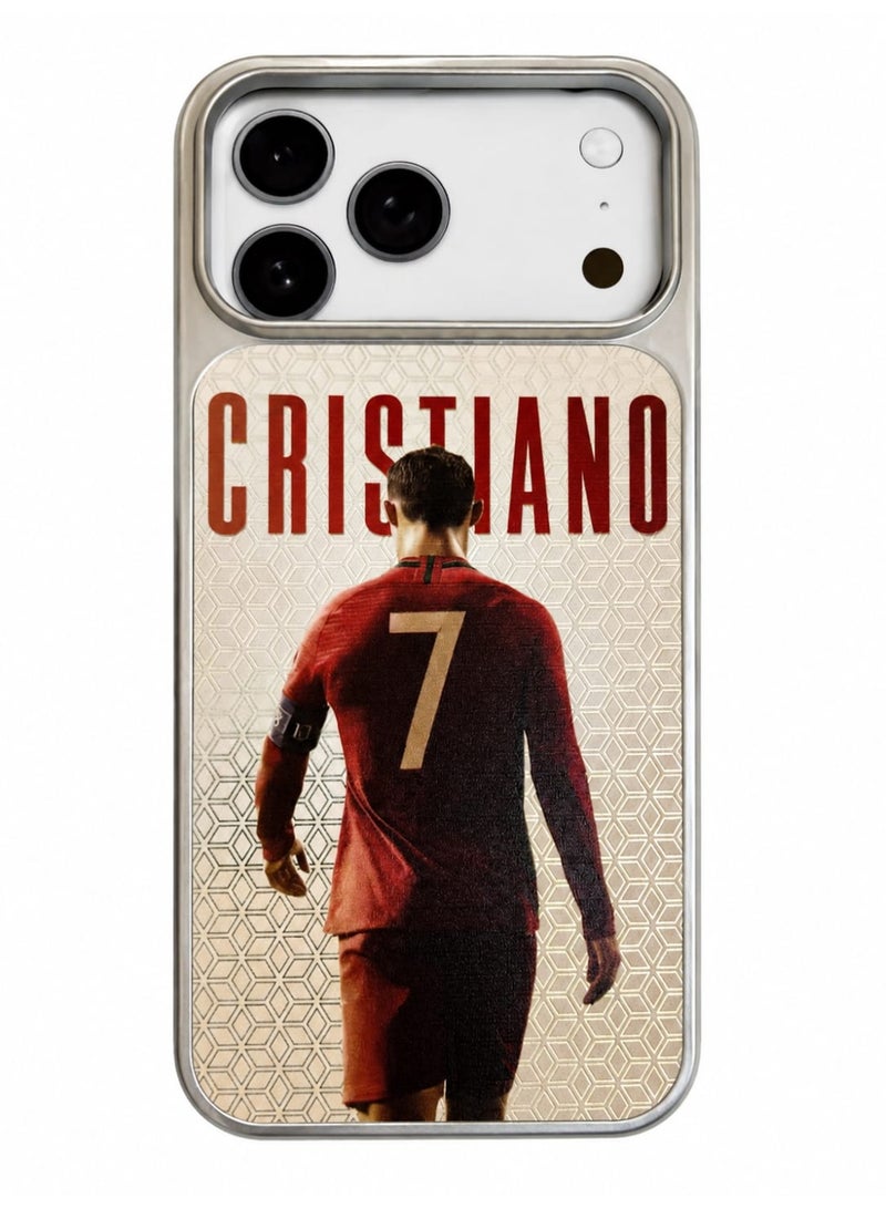 Ronaldo smartphone 17 Pro Max back case -  Premium CR7  Ronaldo Number 7 Phone Case - High Quality Graphic - Image 5