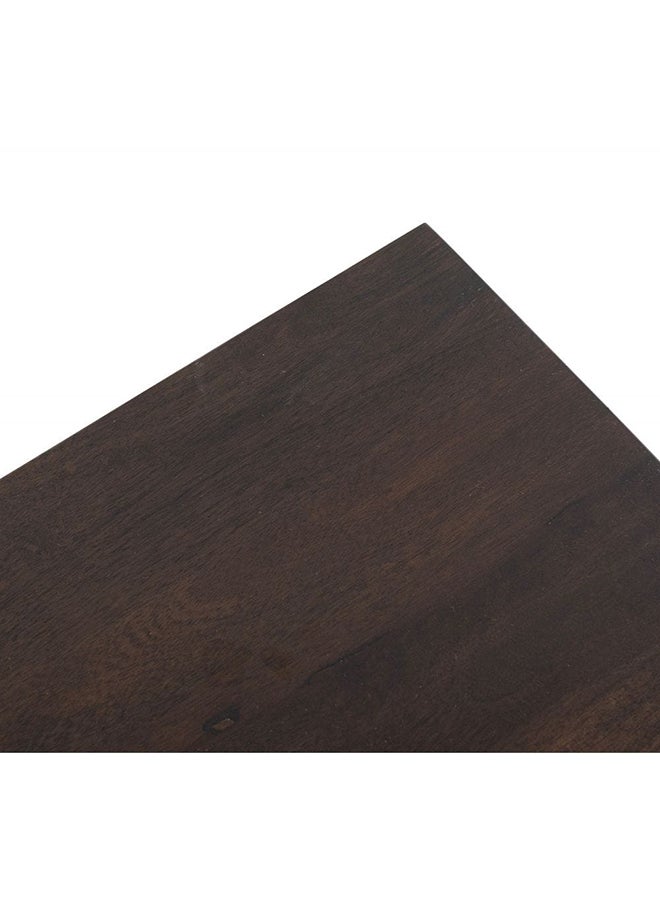 DANUBE HOME Ingram 4 Door Solidwood Sideboard Strong And Sturdy Home Kitchen Organiser Rack Modern Design Furniture For Dining Room Living Room Kitchen L149.86xW44.45xH80.01cm Dark Walnut - Image 3