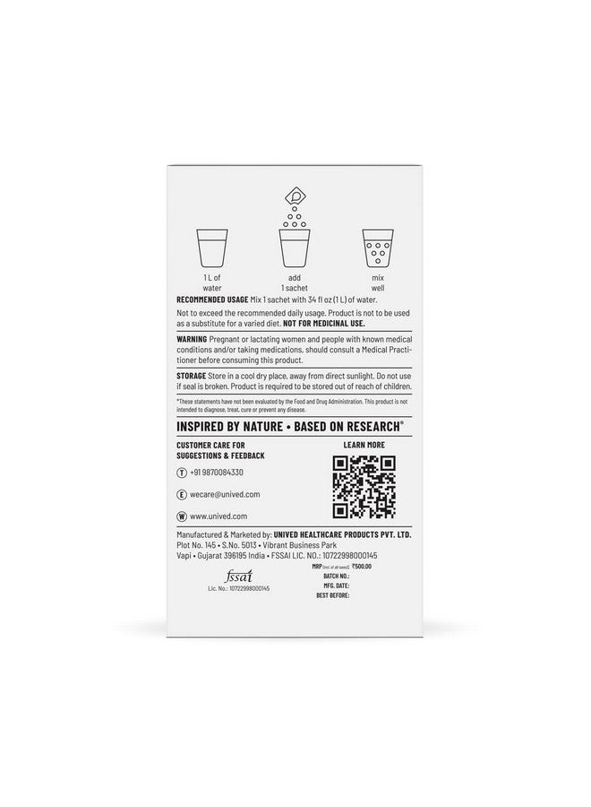 Unived Daily Hydration - Enhanced Cellular Hydration (ECH) with Electrolytes, Supports Athletic Performance, Daily Wellness, and Optimal Fluid Balance - Family-Friendly, (Box of 20, Bare Naked) - Image 4