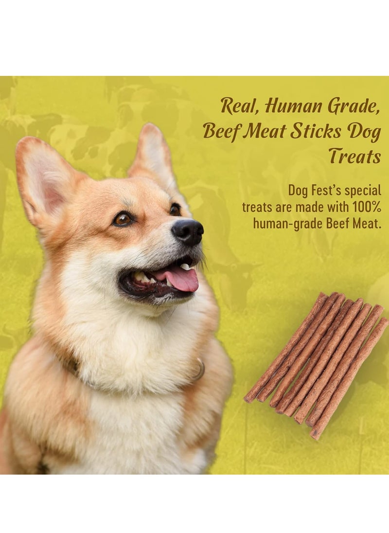 Dog Fest - Beef Meat Sticks Treats For Adult Dogs 4X45g - Image 1