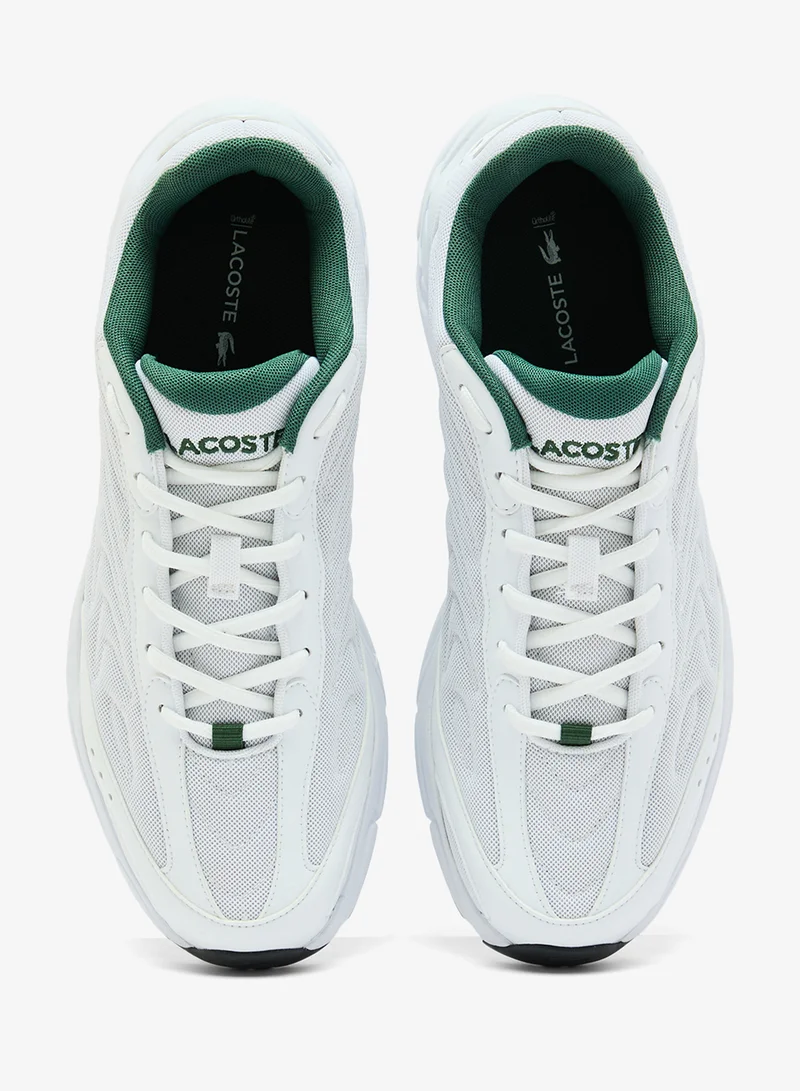 Lacoste WHT/DK GRN Storm 96 2K Lite Low Top Athleisure Sneakers for Men | Best Price UAE
