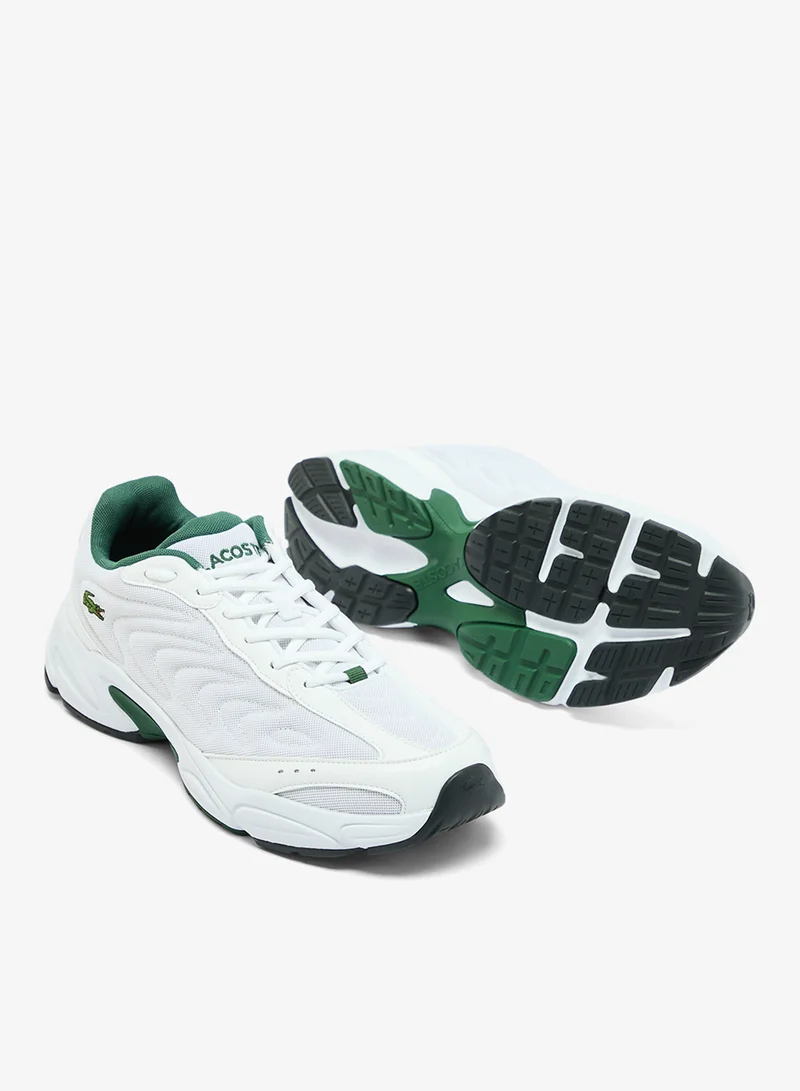 Lacoste WHT/DK GRN Storm 96 2K Lite Low Top Athleisure Sneakers for Men | Best Price UAE