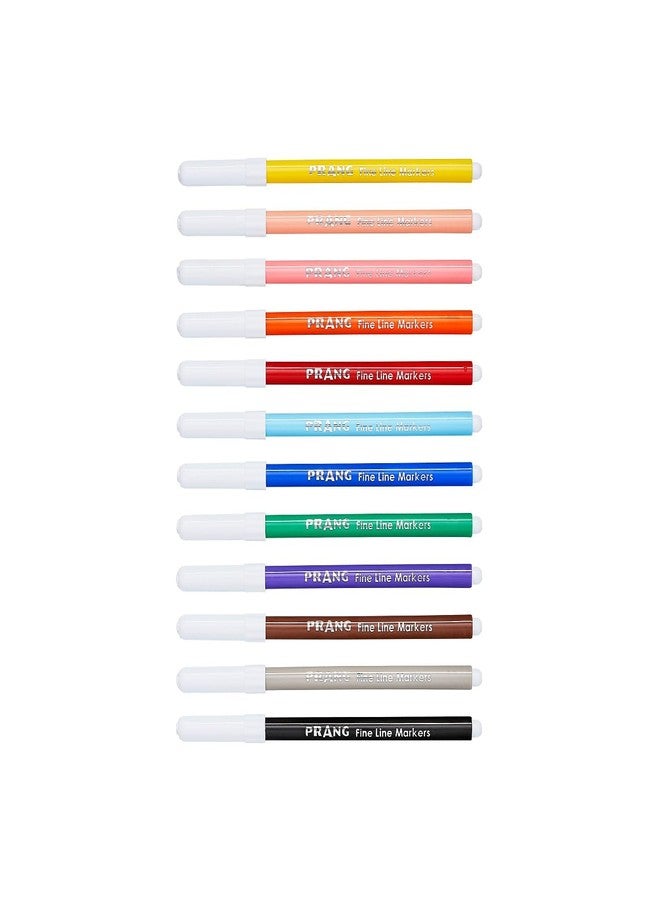 Prang Classic Washable Markers, Fine Tip, Assorted Colors, 96/Carton (80796) - Image 2