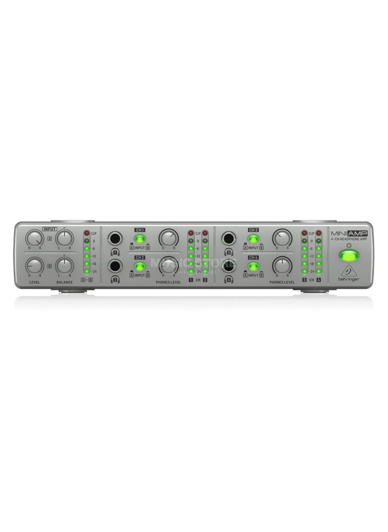behringer AMP800V2 Stereo Headphone Amplifier 4 Channel  - Image 1