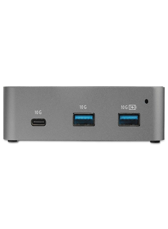 ستار تك موزع USB-C رباعي المنافذ من StarTech.com - USB 3.1 الجيل الثاني (10 جيجابت في الثانية) - 3 منافذ USB-A ومنفذ USB-C واحد - مزود بالطاقة - محول طاقة عالمي مرفق (HB31C3A1CS) - Image 3