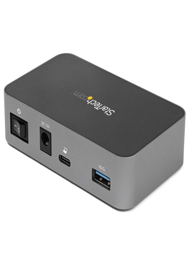 ستار تك موزع USB-C رباعي المنافذ من StarTech.com - USB 3.1 الجيل الثاني (10 جيجابت في الثانية) - 3 منافذ USB-A ومنفذ USB-C واحد - مزود بالطاقة - محول طاقة عالمي مرفق (HB31C3A1CS) - Image 2