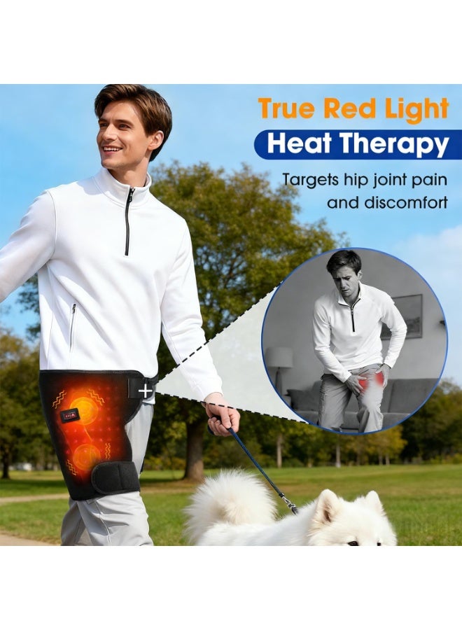 Bukela Cordless Heated Hip Joint Support Bracket Heating Pad, Used to Relieve Sciatic Nerve and Waist Pain,Hip/Thigh//Back Electric Heating Pad, Men's and Women's Gifts - Image 3