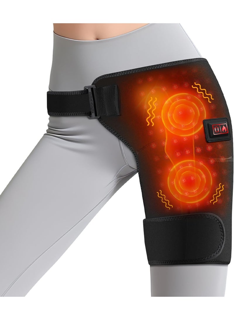 Bukela Cordless Heated Hip Joint Support Bracket Heating Pad, Used to Relieve Sciatic Nerve and Waist Pain,Hip/Thigh//Back Electric Heating Pad, Men's and Women's Gifts - Image 1