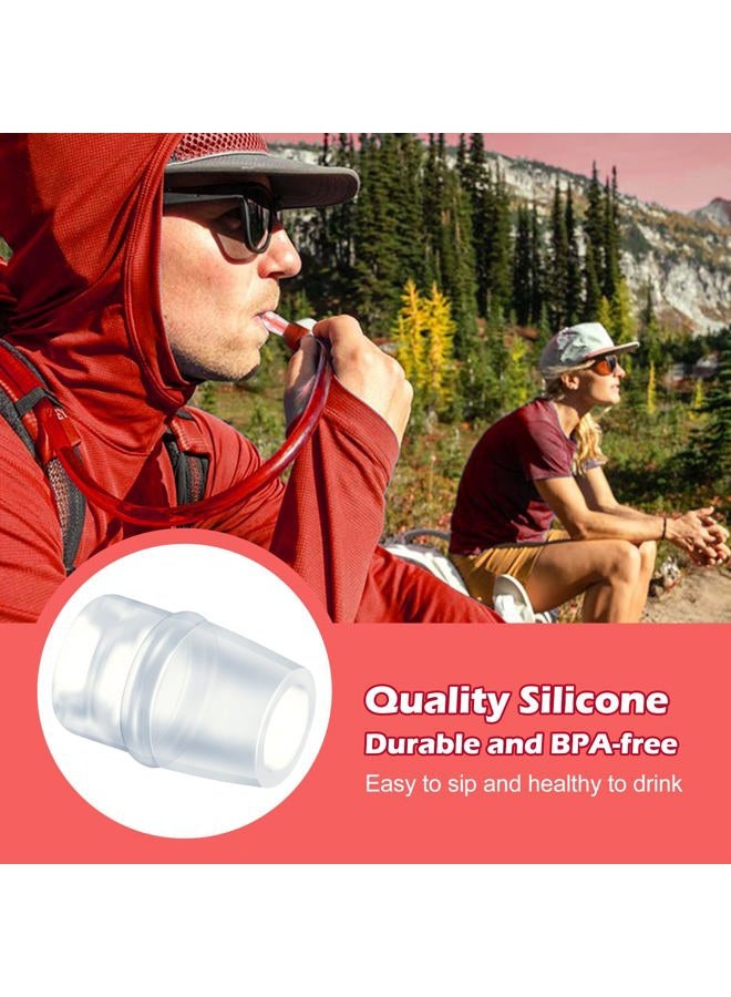 Enhon 5 Packs Bite Valve Replacement Sheath for Water Bladder, Compatible with Osprey Packs Hydraulics Reservoirs, Hydration Pack Bite Valve Silicone Nozzle Mouthpiece Replacement - Image 4