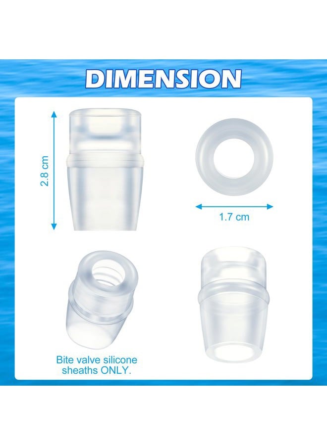 Enhon 5 Packs Bite Valve Replacement Sheath for Water Bladder, Compatible with Osprey Packs Hydraulics Reservoirs, Hydration Pack Bite Valve Silicone Nozzle Mouthpiece Replacement - Image 2