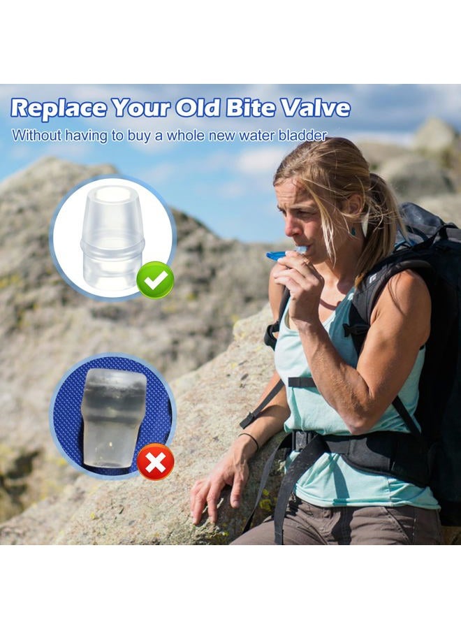 Enhon 5 Packs Bite Valve Replacement Sheath for Water Bladder, Compatible with Osprey Packs Hydraulics Reservoirs, Hydration Pack Bite Valve Silicone Nozzle Mouthpiece Replacement - Image 5