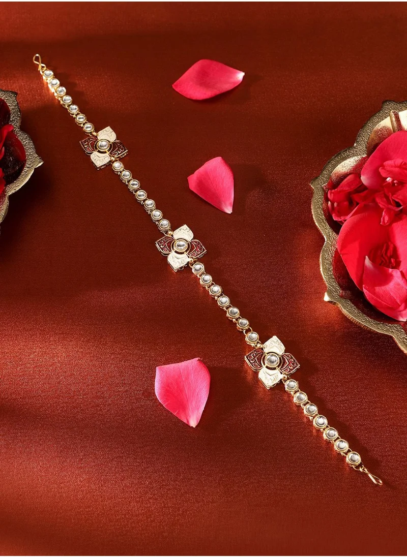 برياسي Kundan Studded Matha Patti