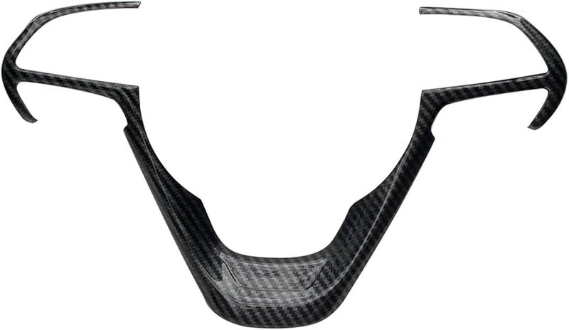 Carbon Fiber Grain Steering Wheel Cover Trim Frame For Jeep Cherokee 2014 2020 Interior Accessories - Image 1