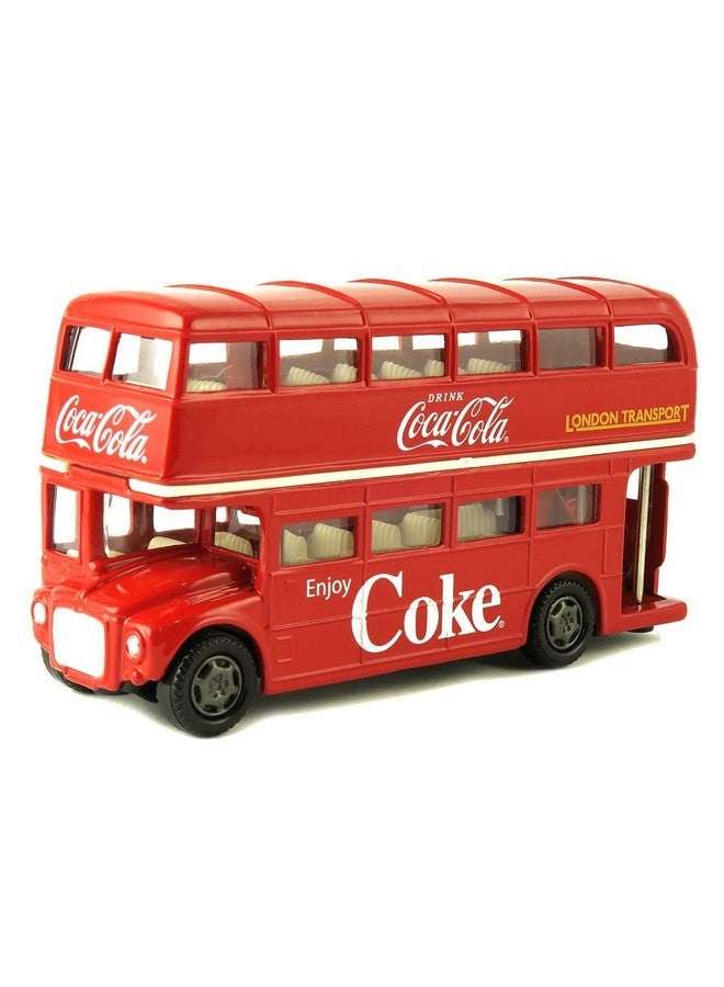Coca-Cola 1/64 Routemaster London Double Decker Bus - Image 1