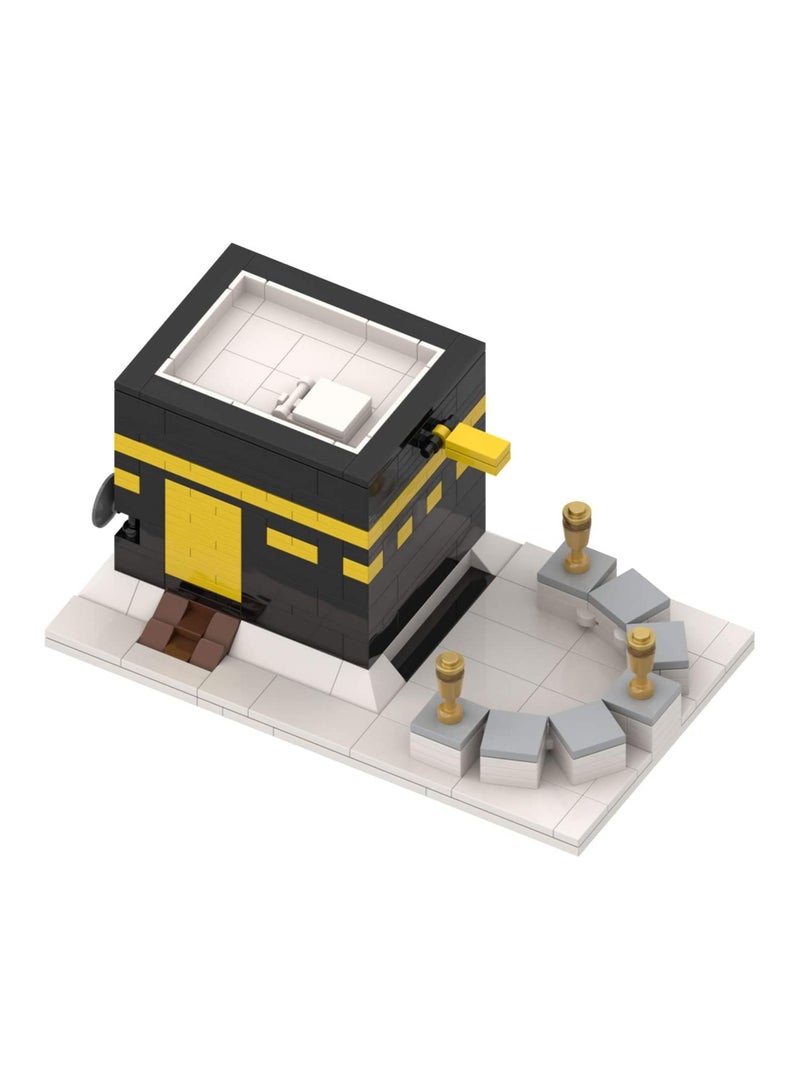 إسلام بريكس مجموعة مكعبات بناء الكعبة الإسلامية، 325 قطعة | دليل تركيب من 64 خطوة | لعبة تعليمية لتنمية مهارات الأطفال في مرحلة ما قبل المدرسة | متاهة تعليمية ثقافية متينة وممتعة - Image 2