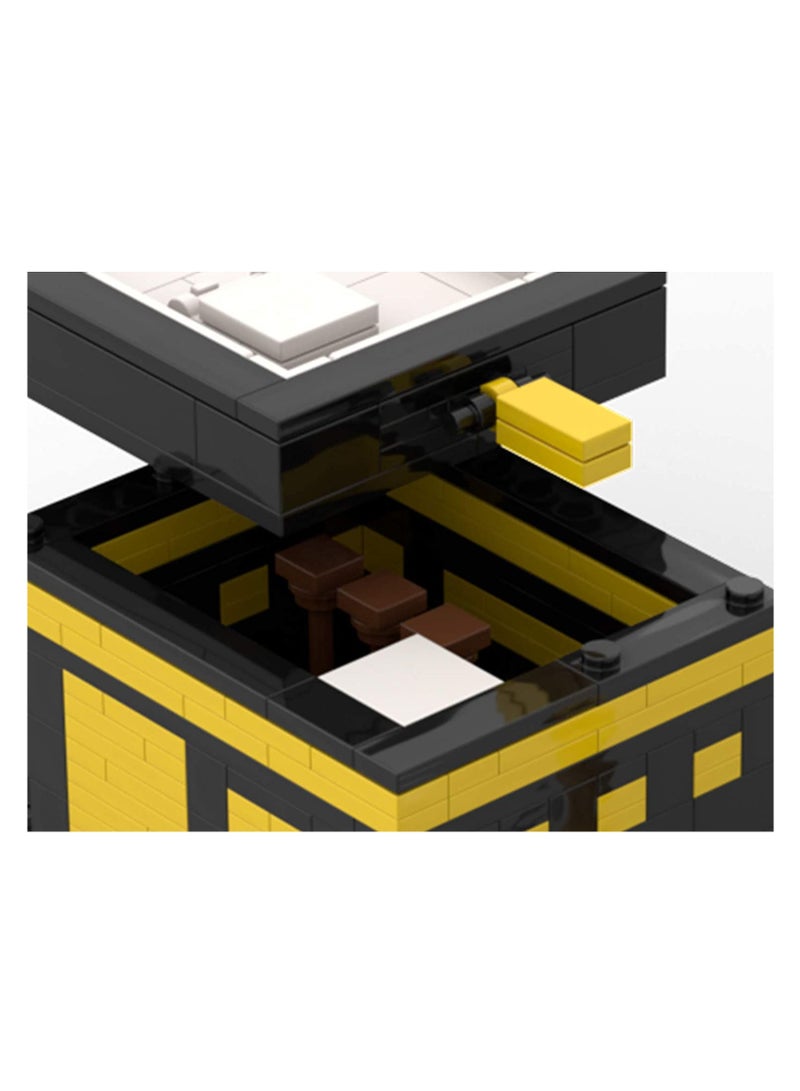 إسلام بريكس مجموعة مكعبات بناء الكعبة الإسلامية، 325 قطعة | دليل تركيب من 64 خطوة | لعبة تعليمية لتنمية مهارات الأطفال في مرحلة ما قبل المدرسة | متاهة تعليمية ثقافية متينة وممتعة - Image 4