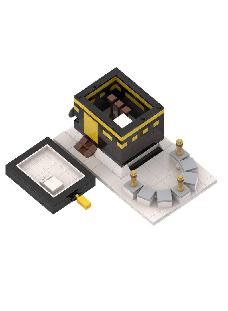 إسلام بريكس مجموعة مكعبات بناء الكعبة الإسلامية، 325 قطعة | دليل تركيب من 64 خطوة | لعبة تعليمية لتنمية مهارات الأطفال في مرحلة ما قبل المدرسة | متاهة تعليمية ثقافية متينة وممتعة - Image 3