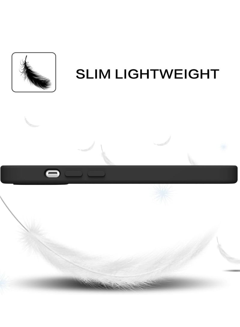 MUNTAQI Soft Silicone Rubber Bumper Microfiber Lining Hard Back iPhone 14 Pro Back Cover Shockproof Protective Case Cover, Anti-Scratch, Dustproof, Premium Quality, Slim-Fit - Image 4