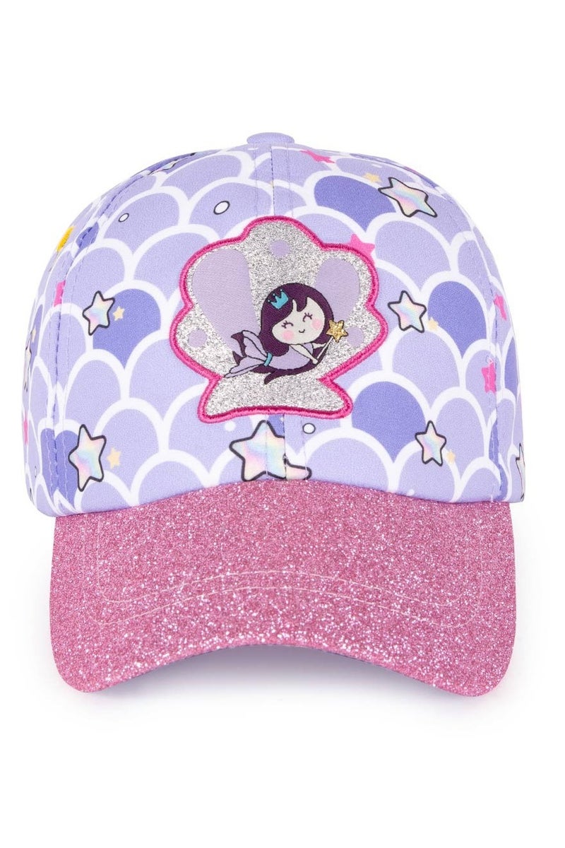 Milk & Moo Kids Cap for Ages 4-6, Cap for Girls, Mermaid Themed Baseball Cap, Vibrant Colorful Design, Adjustable Velcro Strap, Breathable Material, Sun Protection Design – Made in Turkey - Image 2