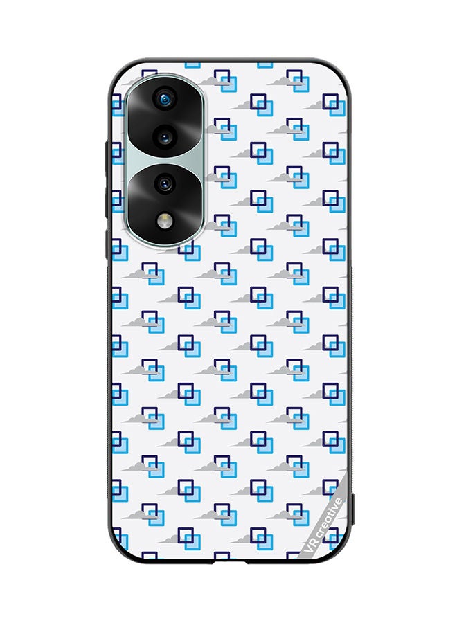 VR CREATIVE Protective Case Cover For Honor 70 Pro plus Blue Cloud Design Multicolour - Image 1