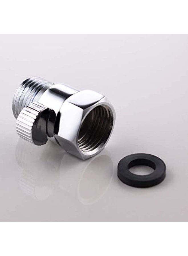 Bukela Shower On Off Valve, Brass Shower Head Hose Adapter, Faucet Diverter Compression Shut Off Valve 1/2, KES Shower Shut Off Valve - Image 2