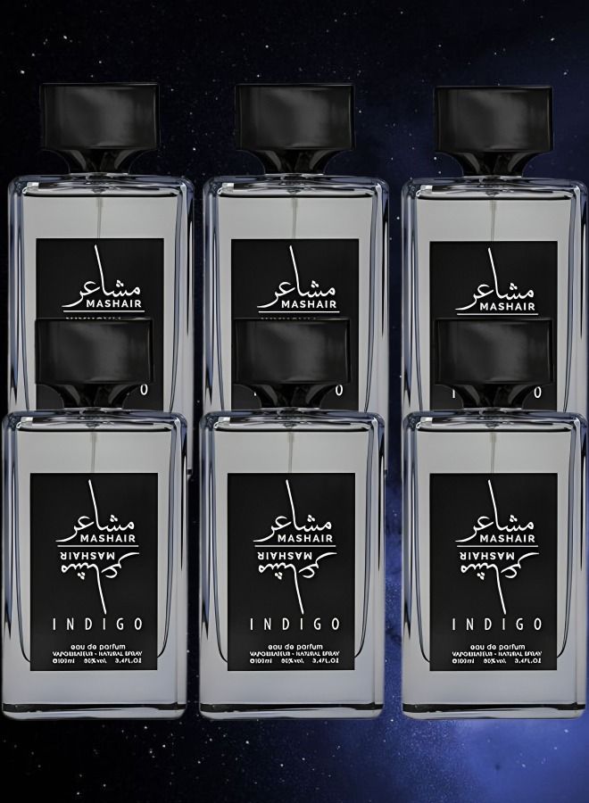 Faan 6 Pieces Mashair Indigu Faan Perfume 100ml EDP - Image 1