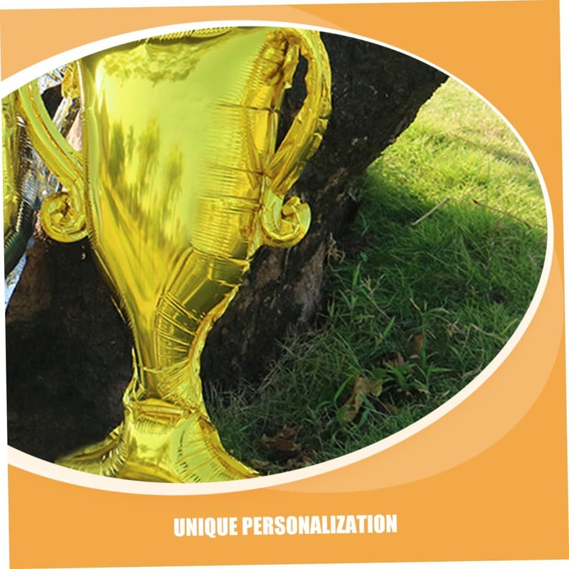 Gold Foil Victory Celebration Balloons 6pcs 23 58in Award Decorations for Graduation Birthday - Image 4