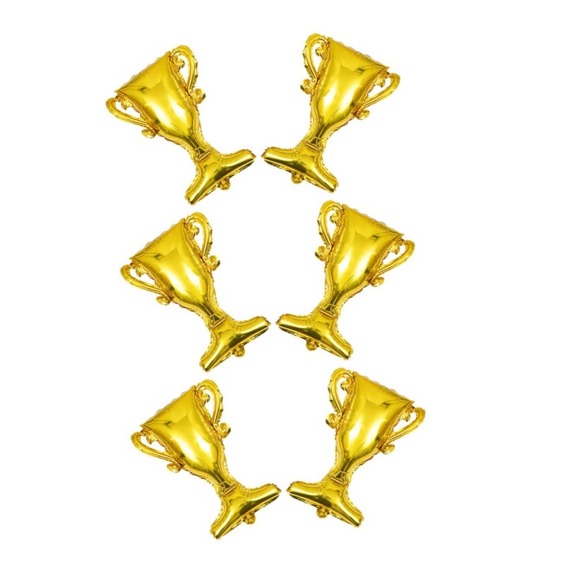 Gold Foil Victory Celebration Balloons 6pcs 23 58in Award Decorations for Graduation Birthday - Image 2