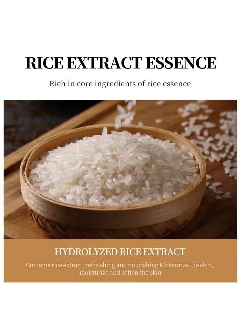 BIOAQUA 20pcs Rice Raw Pulp Sleeping Masks Brightening Firming Moisturizing Face Mask skincare Sleep Facial Masks - Image 3