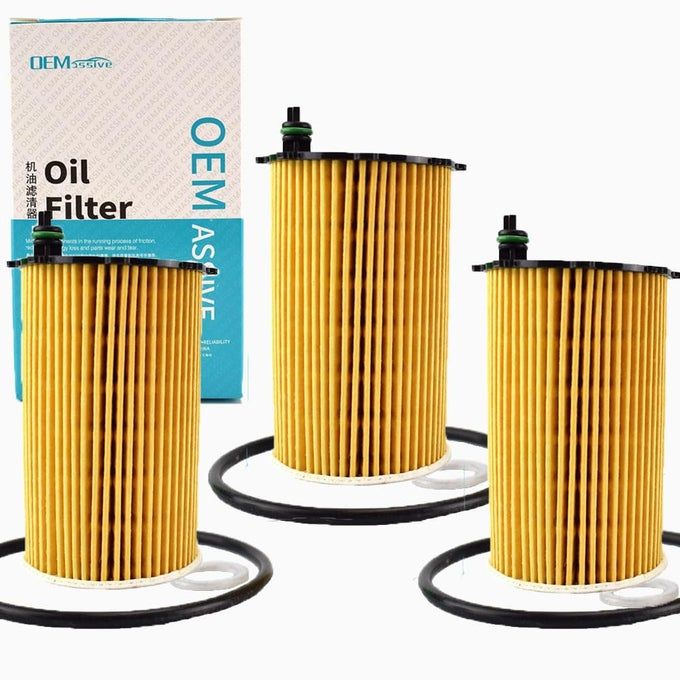 3Pcs Oil Filter 263203Caa0 For Hyundai Azera Santa Fe Kia Cadenza Sedona Sorento Engine Oil Filter Replacement Ch10855 263203Caa0 Engine Parts