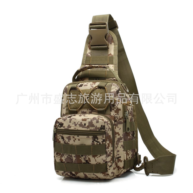 Outdoor Sports Chest Bag Camping Portable Oxford Cloth Messenger Bag Outdoor Tactical Off-Road Chest Bag Wholesale Sansha Digital