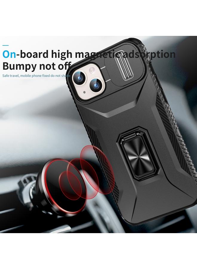 اس-توب جراب هاتف iPhone 15 Plus مع حامل كاميرا منزلق - Image 4