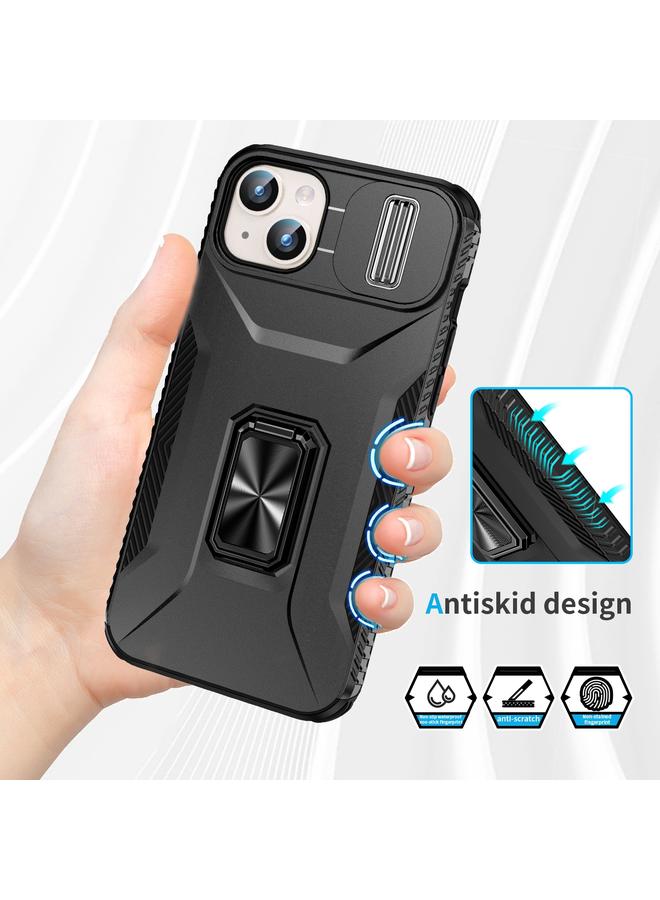 اس-توب جراب هاتف iPhone 15 Plus مع حامل كاميرا منزلق - Image 2