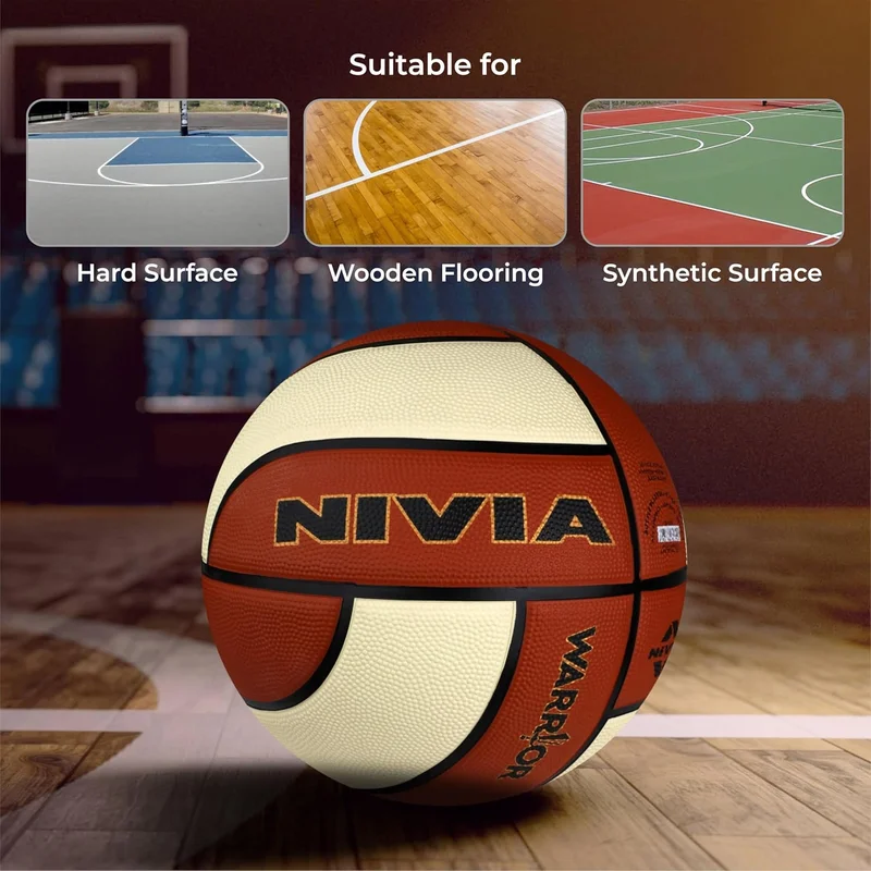 Nivia  Nivia Warrior Soft Rubberized Basketball Size 7  | Best Price UAE
