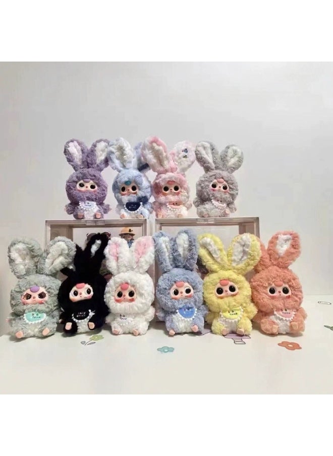 Baby Three Lily Rabbit Town Limited Edition Series Plush Blind Box Trendy Play Ornaments Pendant Cute Doll-Color:Brabu Second Generation Random Pattern One