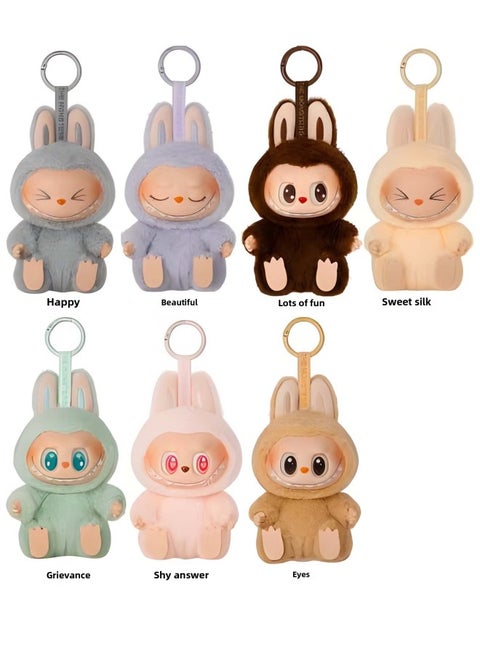 Baby Three Lily Rabbit Town Limited Edition Series Plush Blind Box Trendy Play Ornaments Pendant Cute Doll-Color:Brabu Second Generation Random Pattern One