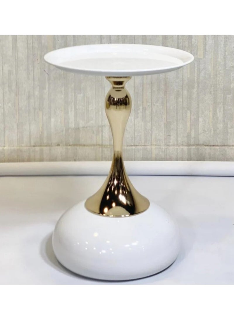 DubaiGallery Small Round Sofa Side Table Living Room Corner Table Modern Minimalist Metal Low Table Designer Coffee Tables - Image 1