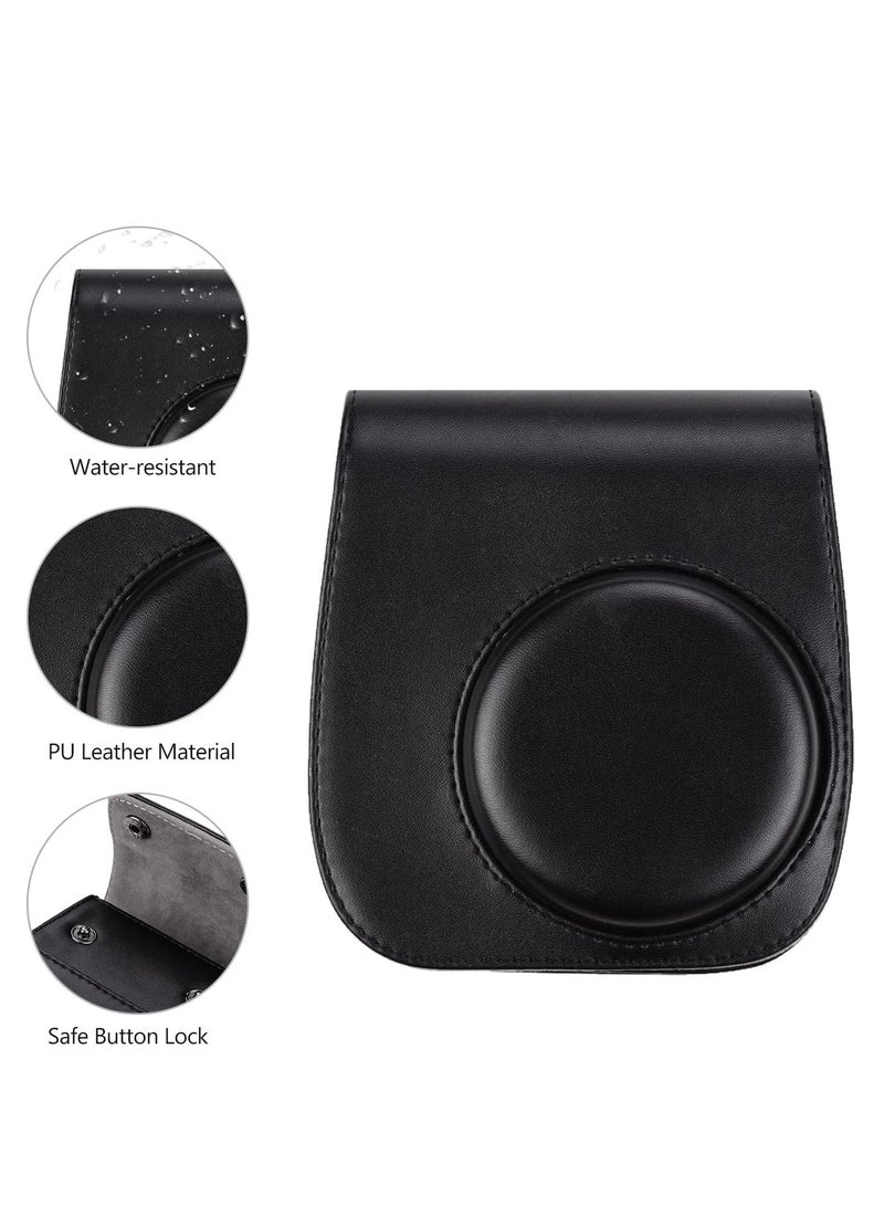 Leather Camera Shoulder Strap Bag For Fujifilm Instax mini11/9/8+/8  - Image 4