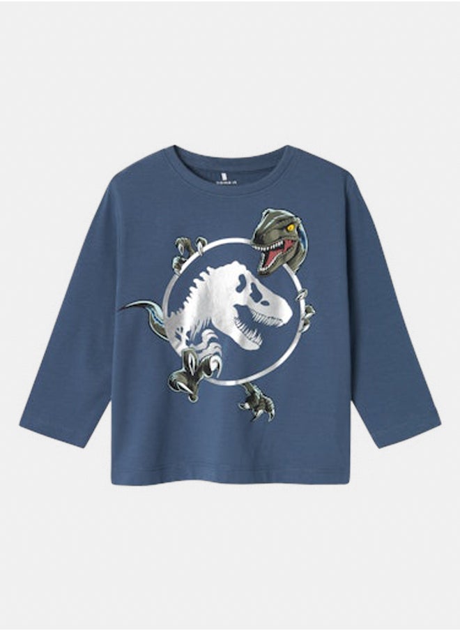 NAME IT name it Boys Surinder Jurassic Longsleeve Top  - Image 1