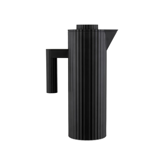 PLISS MDL12 B THERMO INSULATED JUG IN THERMOPLASTIC RESIN WITH DOUBLE WALL THERMAL GLASS INSIDE BLACK