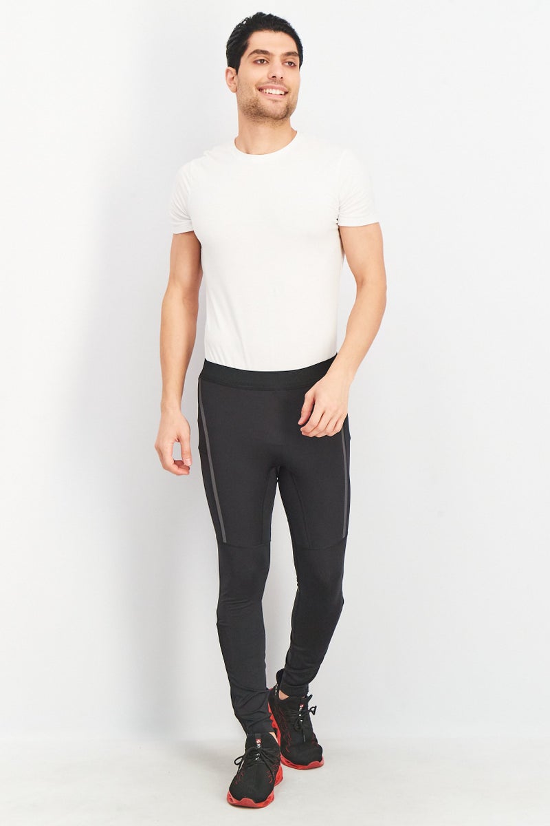 Adidas Men Tight Fit Saturday Running  Long Tight, Black - Image 3