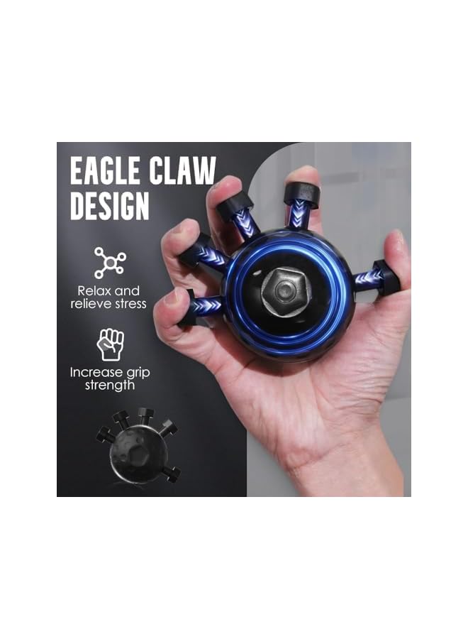 S-TOP Finger Grip Strengthener 2025 Upgraded Hand Grip Strengthener Finger Exerciser Exerciser Gripper Tool Rock climbing training Gripper Adjustable Hand Black - Image 4