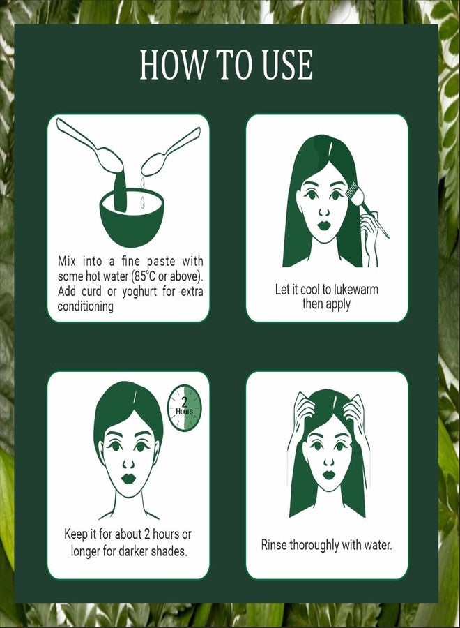 INDUS VALLEY Reetha Fruit Powder | Sapindus mukorossi With Herbal Henna Powder- 100% Natural, Pure and Organic For Hair and Skin Care (100g +100g=200g) - Image 5